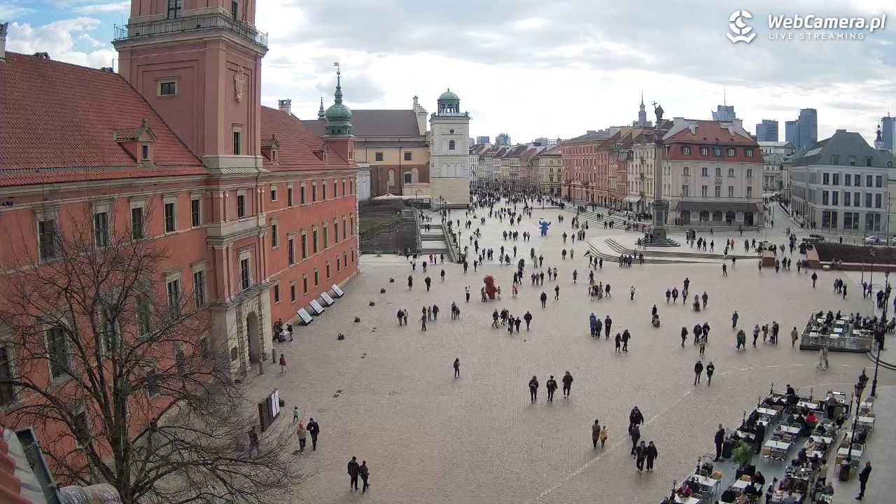 Warszawa - Plac Zamkowy 4K - 22 marzec 2026, 12:28