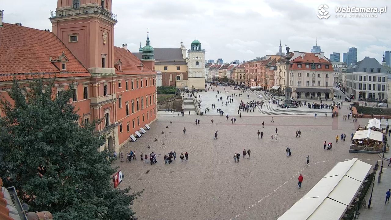 Warszawa - Plac Zamkowy 4K - 24 wresień 2026, 13:06