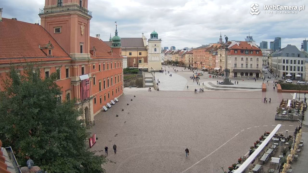Warszawa - Plac Zamkowy 4K - 16 wresień 2025, 10:26
