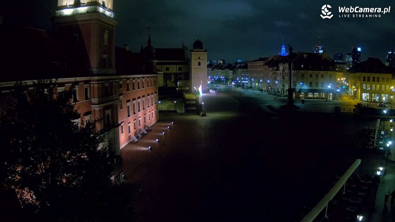 Warszawa - Plac Zamkowy 4K - 09 maj 2026, 00:18