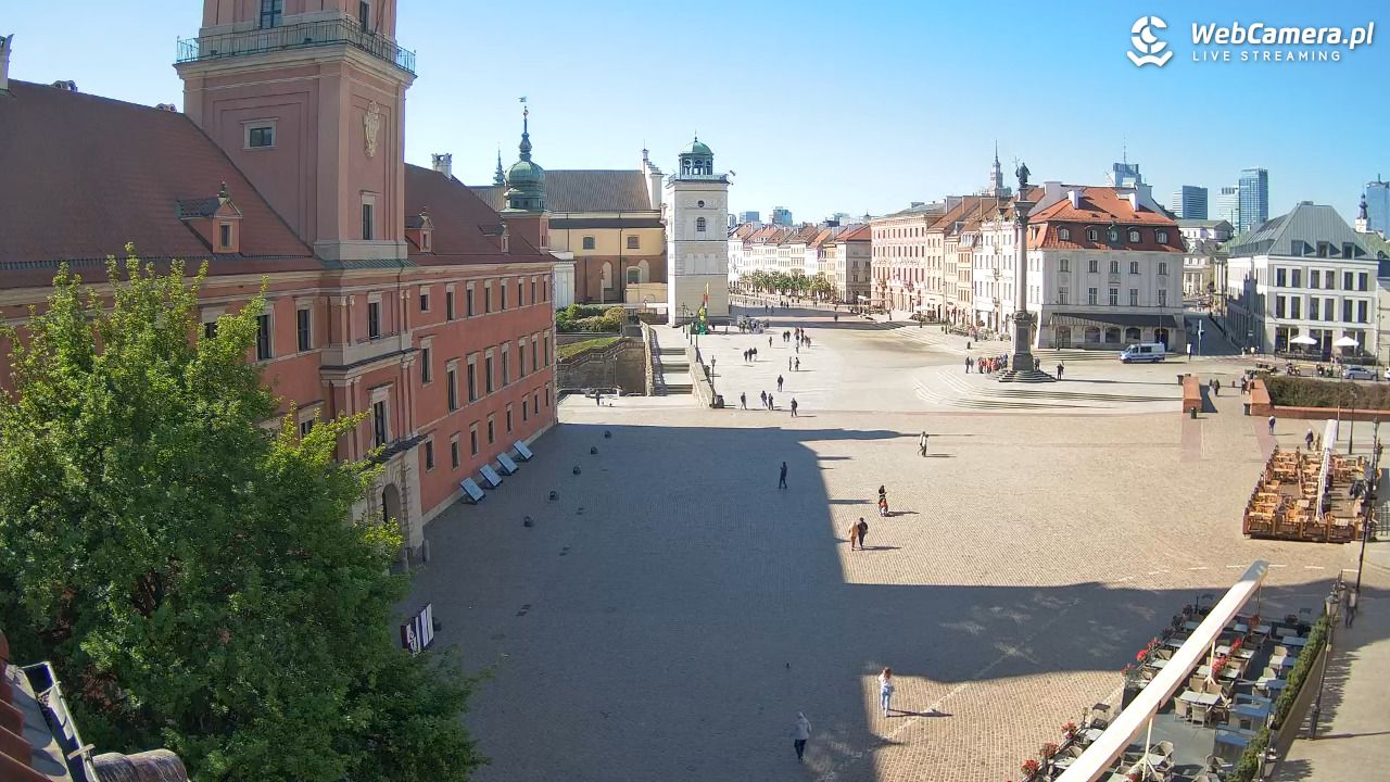 Warszawa - Plac Zamkowy 4K - 10 maj 2026, 08:52