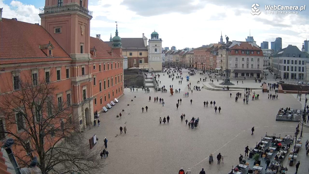 Warszawa - Plac Zamkowy 4K - 22 marzec 2026, 12:34
