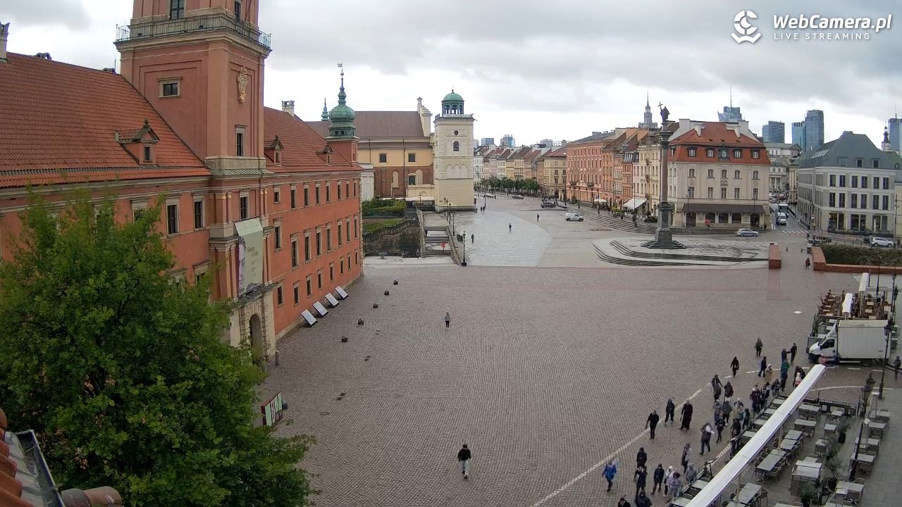Warszawa - Plac Zamkowy 4K - 16 maj 2025, 09:16