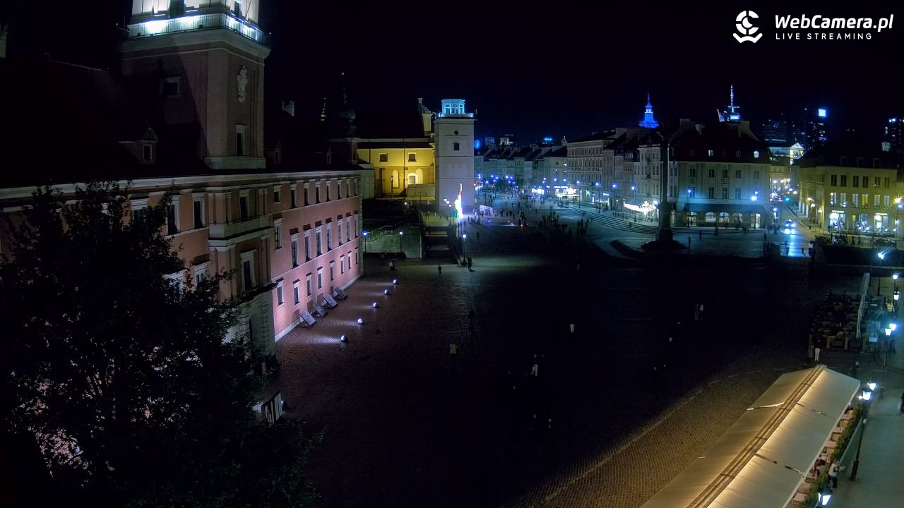 Warszawa - Plac Zamkowy 4K - 09 maj 2026, 21:40