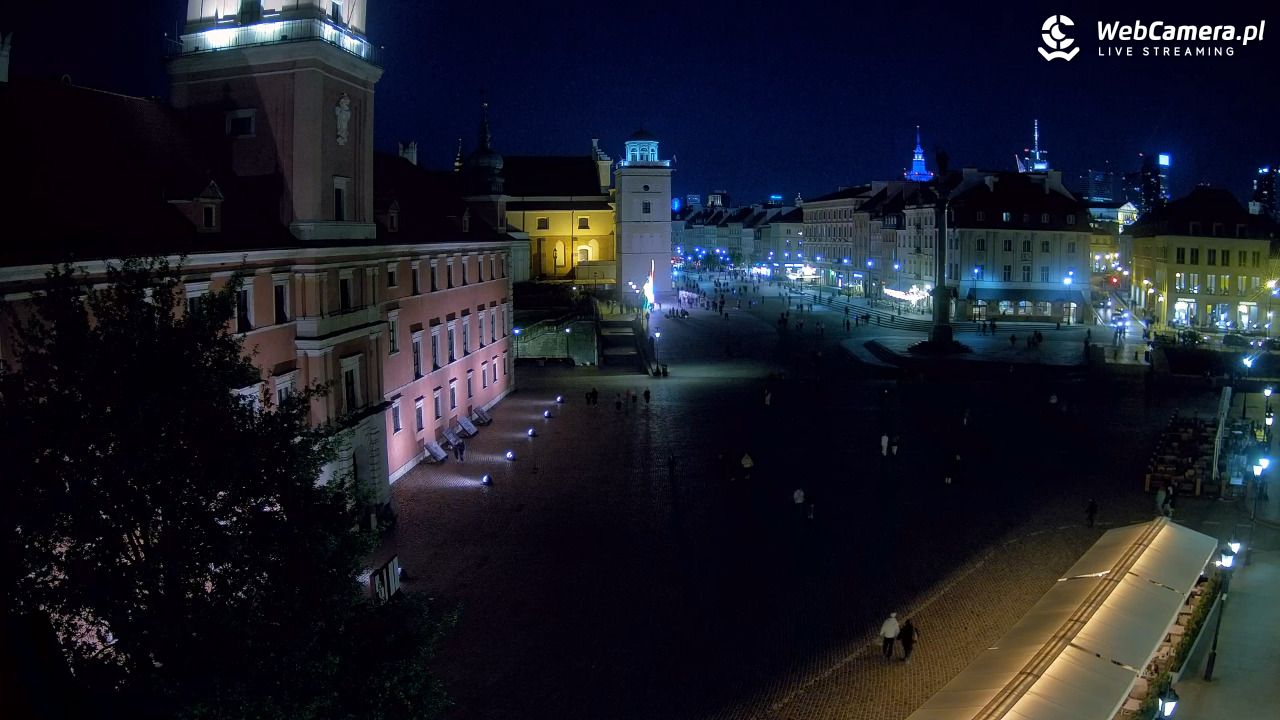 Warszawa - Plac Zamkowy 4K - 09 maj 2026, 21:19