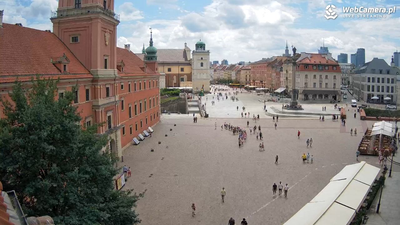 Warszawa - Plac Zamkowy 4K - 22 czerwiec 2026, 12:56