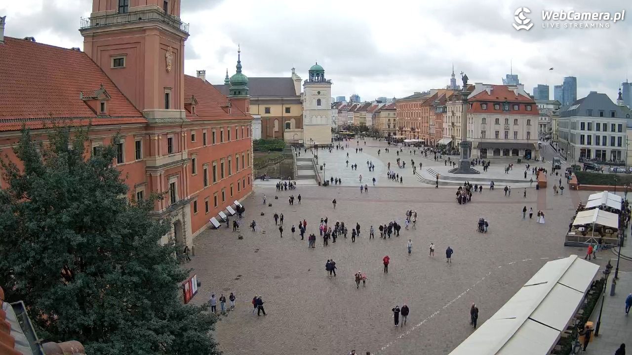 Warszawa - Plac Zamkowy 4K - 25 wresień 2026, 11:32