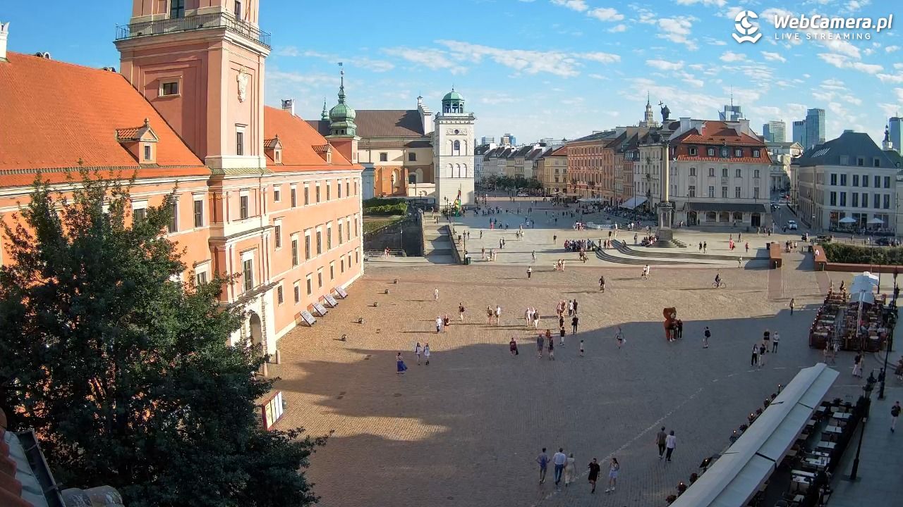 Warszawa - Plac Zamkowy 4K - 22 czerwiec 2026, 18:08