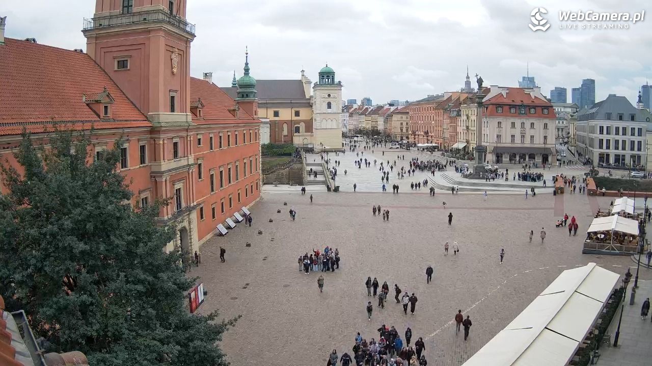 Warszawa - Plac Zamkowy 4K - 24 wresień 2026, 13:06
