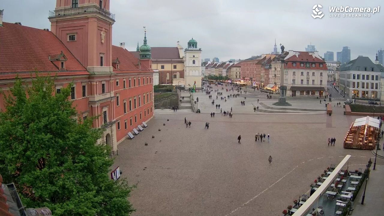 Warszawa - Plac Zamkowy 4K - 08 maj 2026, 19:37