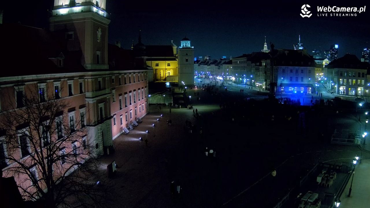 Warszawa - Plac Zamkowy 4K - 20 marzec 2026, 19:39