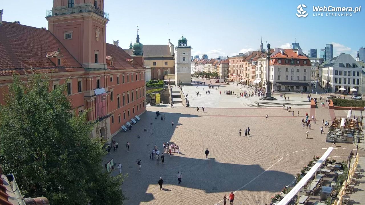 Warszawa - Plac Zamkowy 4K - 14 czerwiec 2025, 09:54