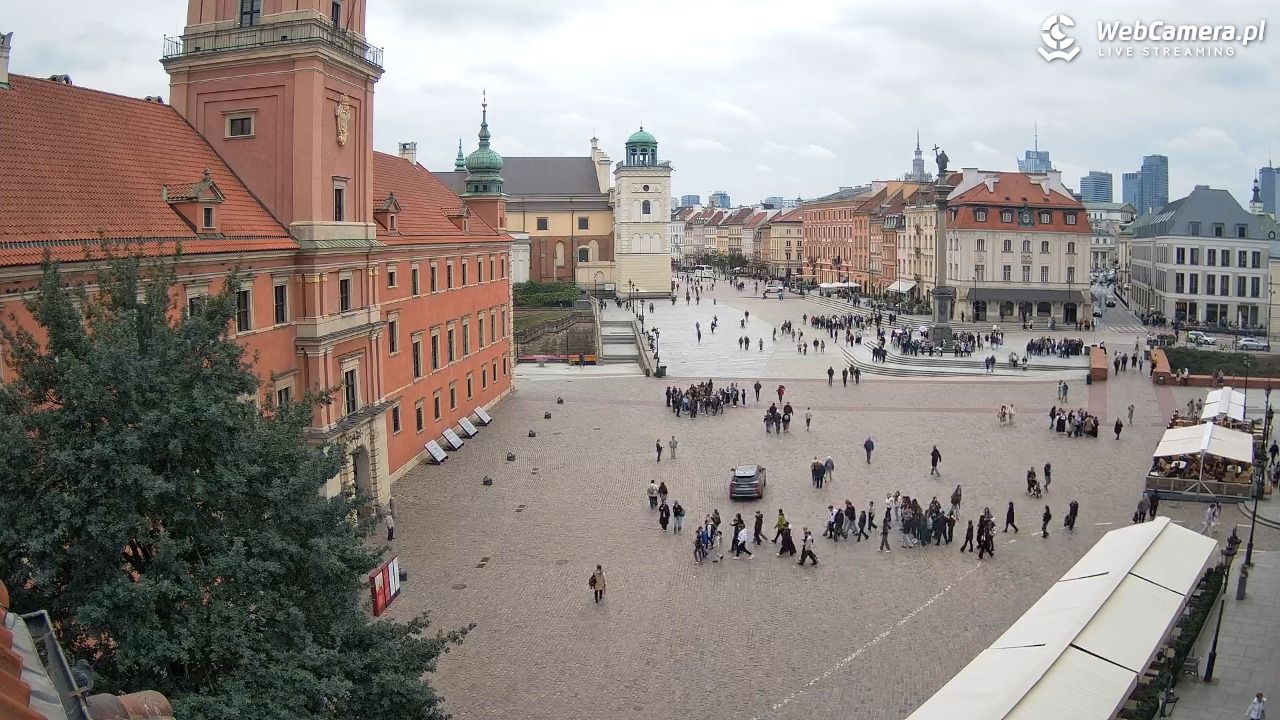Warszawa - Plac Zamkowy 4K - 24 wresień 2026, 13:03