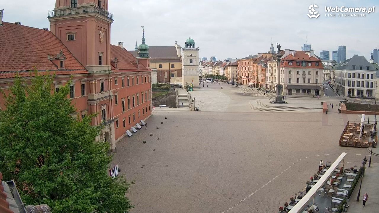 Warszawa - Plac Zamkowy 4K - 07 maj 2026, 08:15