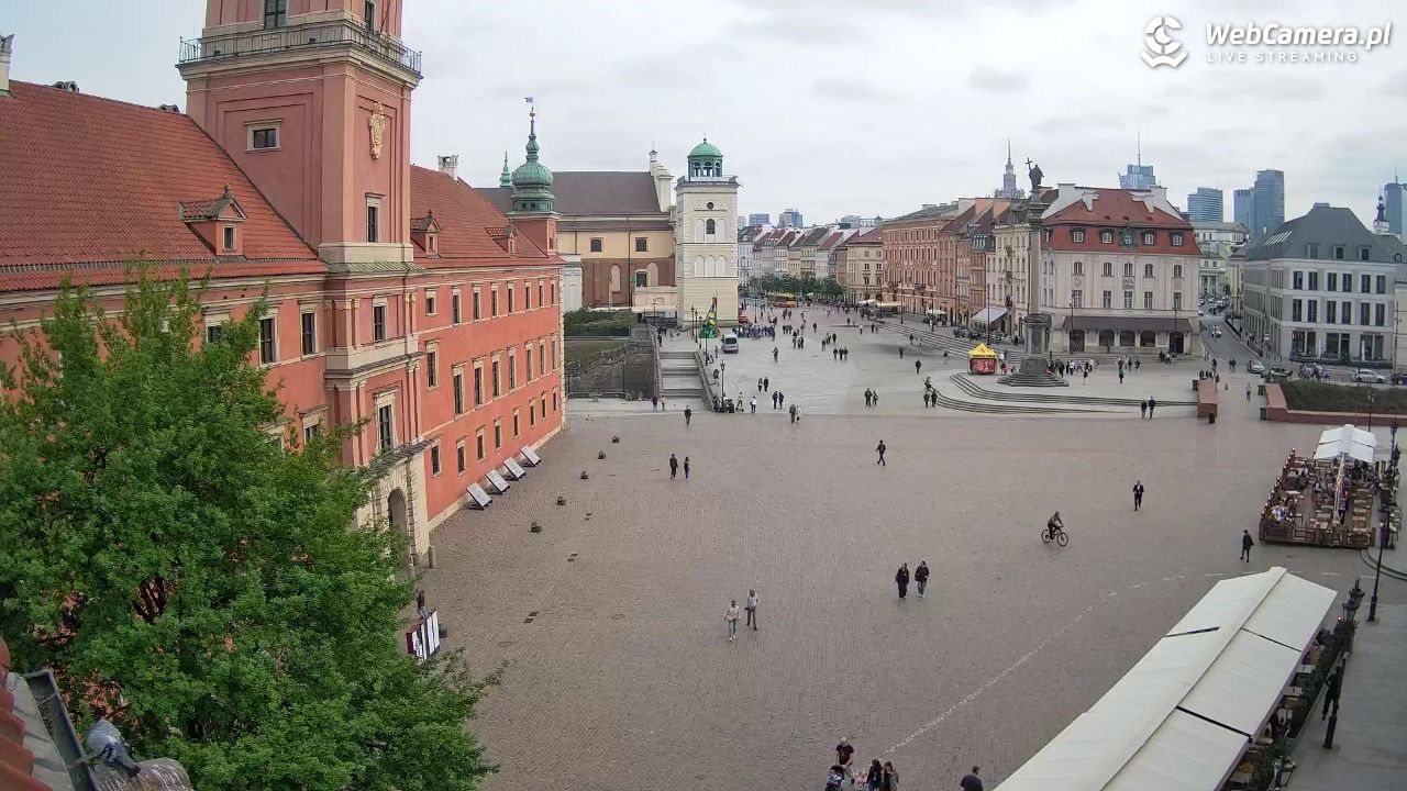 Warszawa - Plac Zamkowy 4K - 07 maj 2026, 17:18