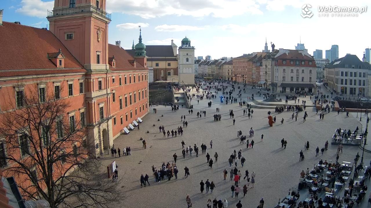 Warszawa - Plac Zamkowy 4K - 21 marzec 2026, 14:43
