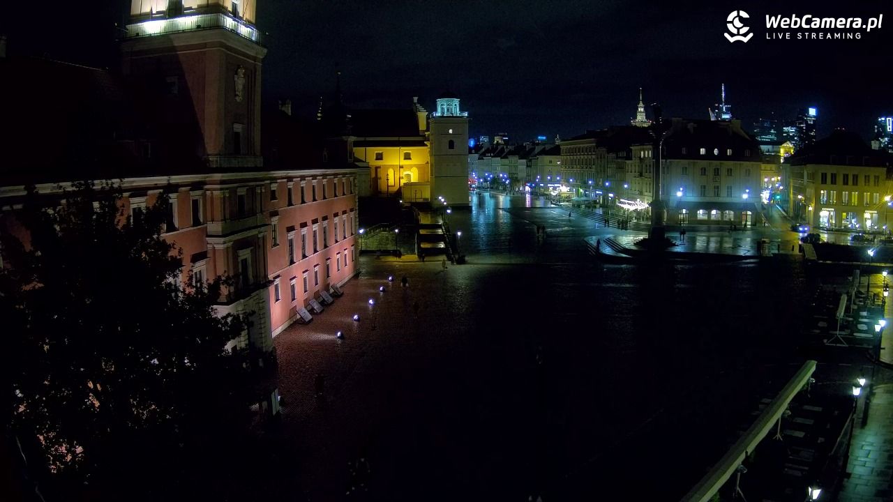 Warszawa - Plac Zamkowy 4K - 21 wresień 2026, 21:04
