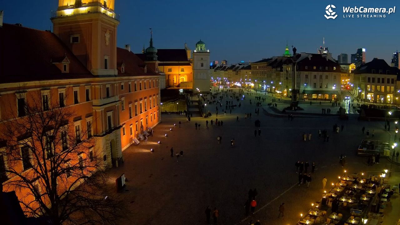 Warszawa - Plac Zamkowy 4K - 21 marzec 2026, 18:28