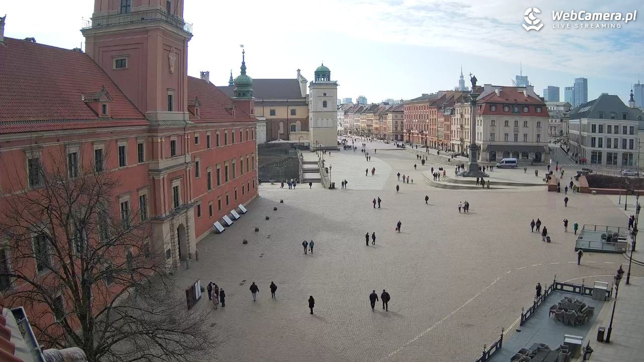 Warszawa - Plac Zamkowy 4K - 22 marzec 2026, 09:50