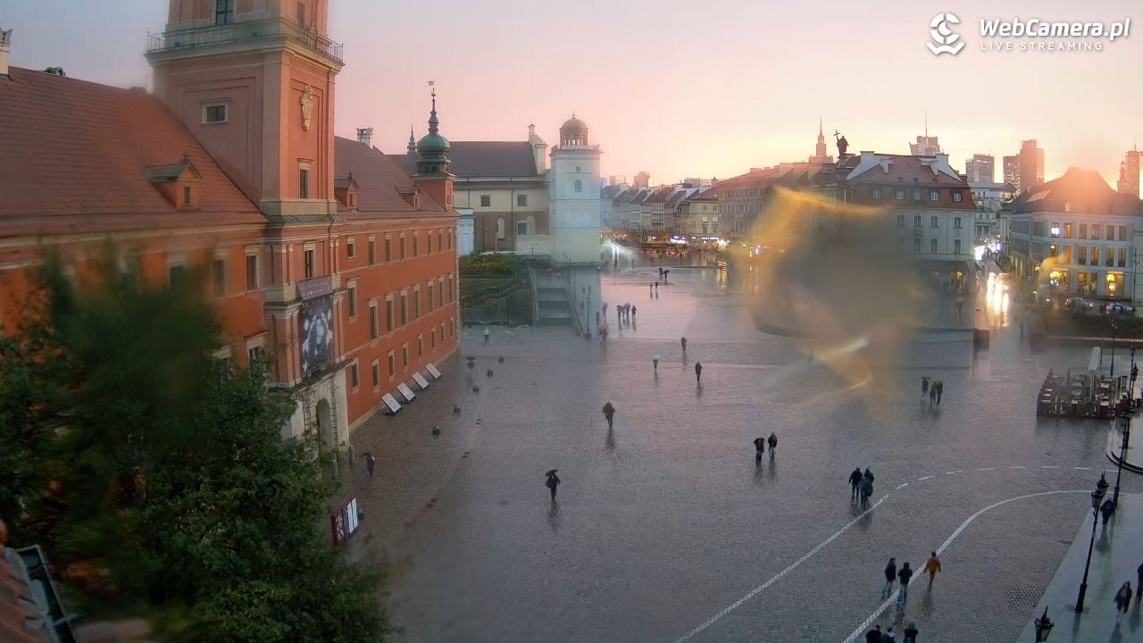 Warszawa - Plac Zamkowy 4K - 30 październik 2025, 16:08