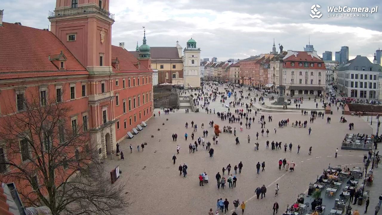 Warszawa - Plac Zamkowy 4K - 22 marzec 2026, 15:41