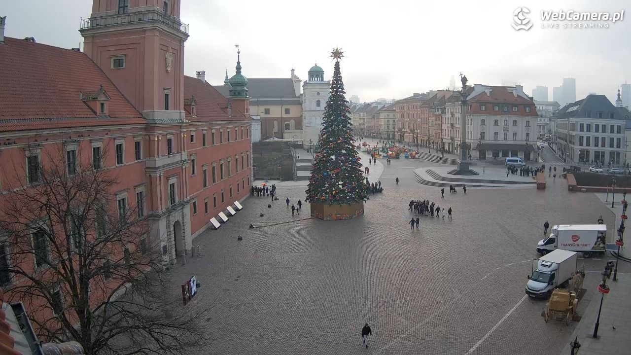 Warszawa - Plac Zamkowy 4K - 16 grudzień 2025, 10:19
