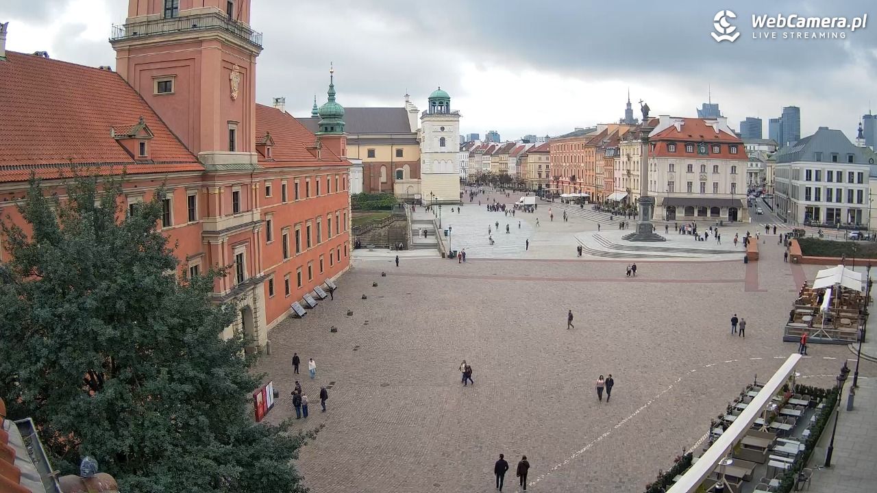 Warszawa - Plac Zamkowy 4K - 25 wresień 2026, 10:17