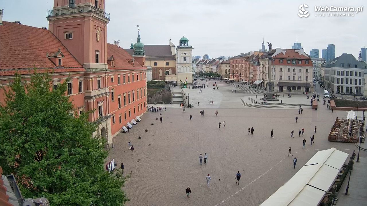 Warszawa - Plac Zamkowy 4K - 07 maj 2026, 16:12