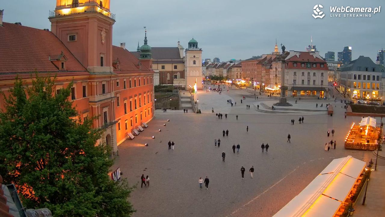 Warszawa - Plac Zamkowy 4K - 07 maj 2026, 20:24