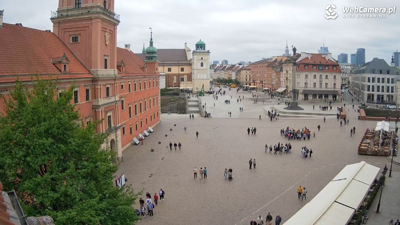 Warszawa - Plac Zamkowy 4K - 07 maj 2026, 12:54