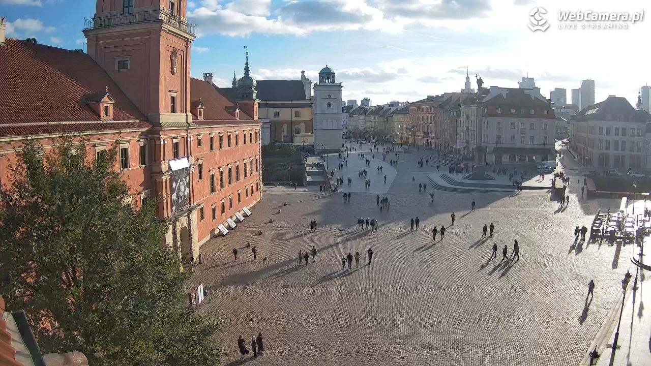 Warszawa - Plac Zamkowy 4K - 31 październik 2025, 13:41