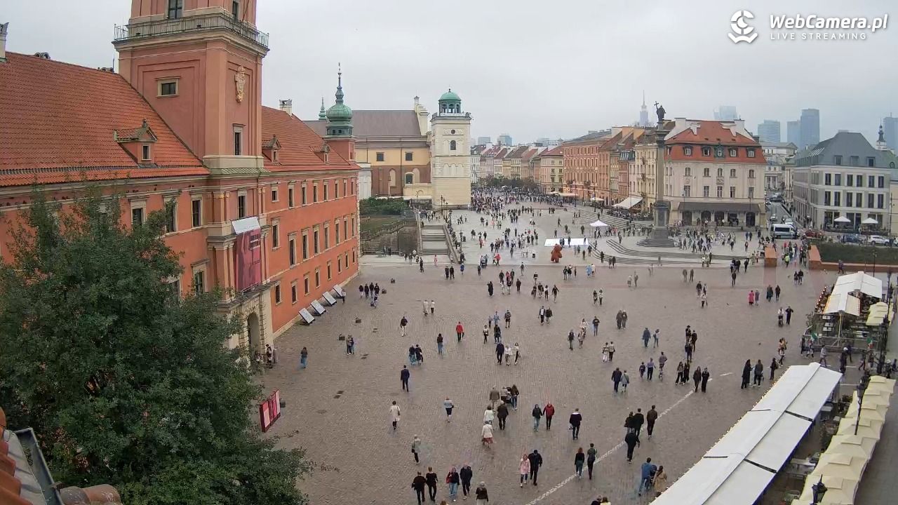 Warszawa - Plac Zamkowy 4K - 14 wresień 2025, 13:06