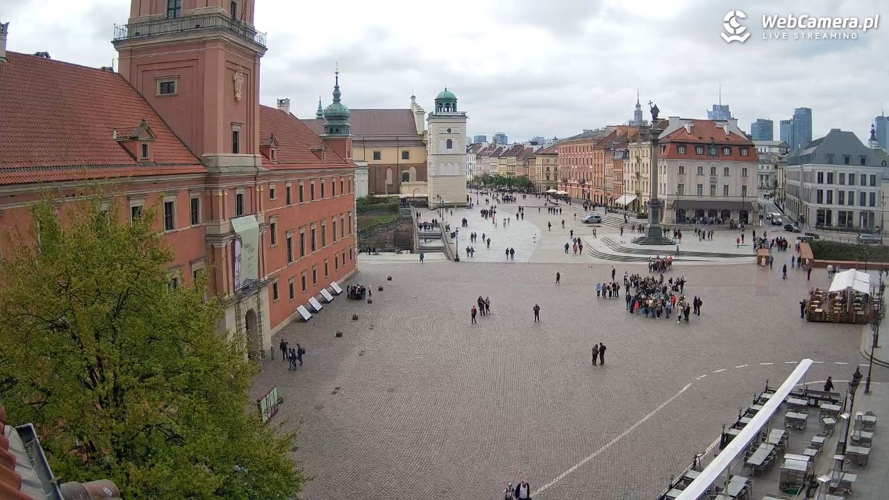 Warszawa - Plac Zamkowy 4K - 25 kwiecień 2025, 11:16