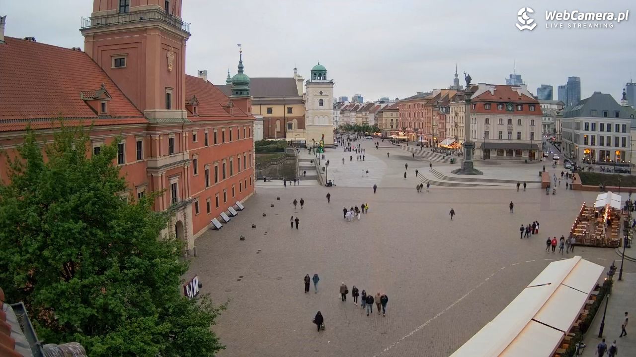 Warszawa - Plac Zamkowy 4K - 07 maj 2026, 19:38