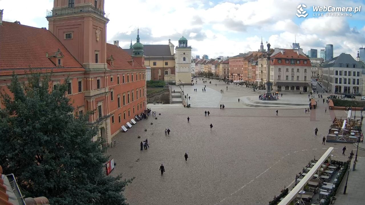 Warszawa - Plac Zamkowy 4K - 23 wresień 2026, 09:55