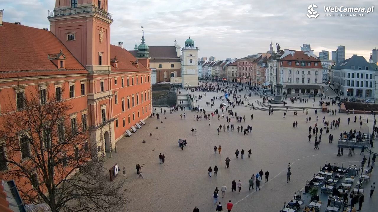 Warszawa - Plac Zamkowy 4K - 22 marzec 2026, 16:57