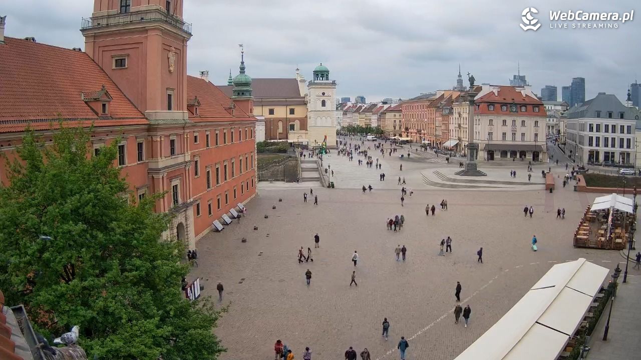Warszawa - Plac Zamkowy 4K - 08 maj 2026, 15:48