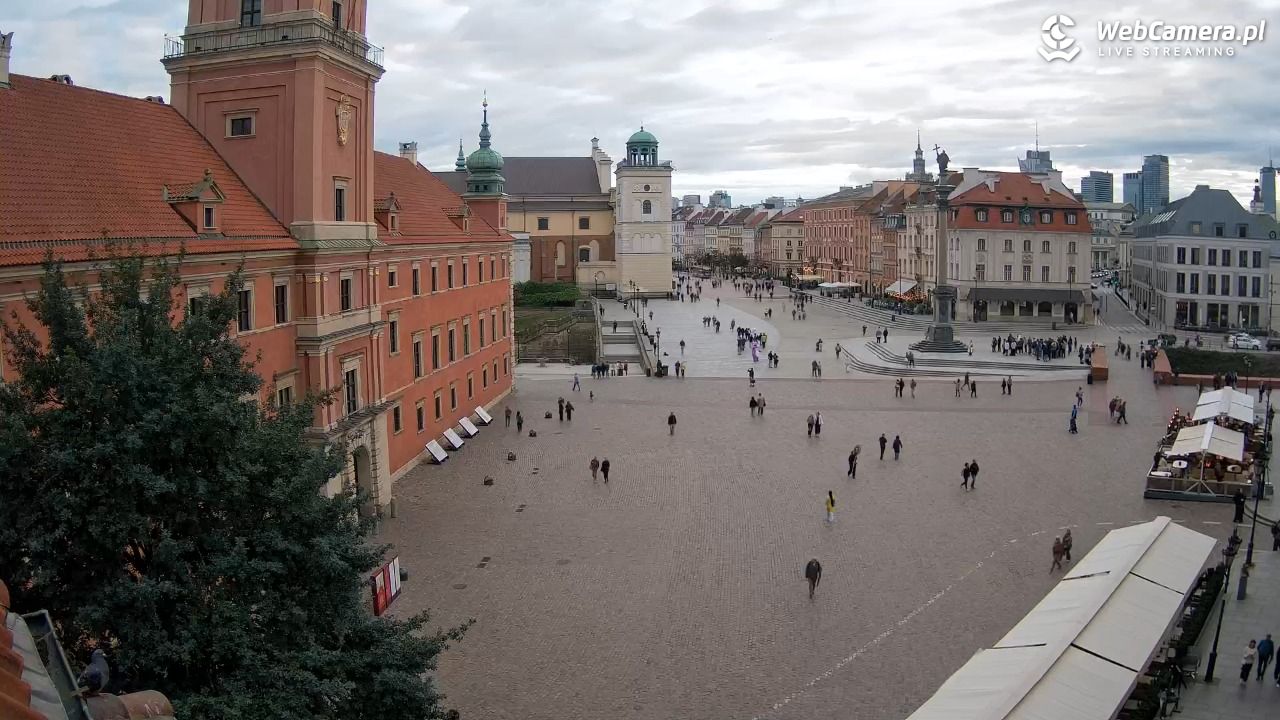 Warszawa - Plac Zamkowy 4K - 23 wresień 2026, 17:10