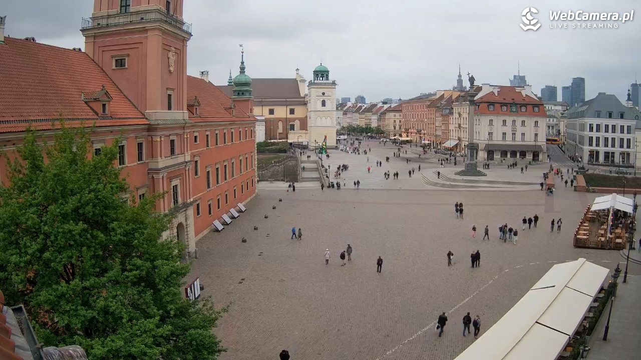 Warszawa - Plac Zamkowy 4K - 08 maj 2026, 16:50