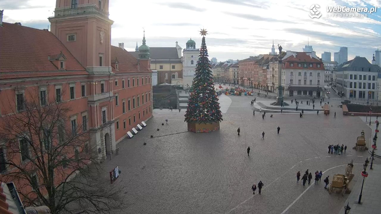 Warszawa - Plac Zamkowy 4K - 17 grudzień 2025, 10:37