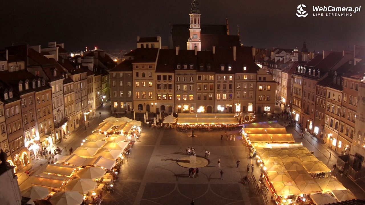 Warszawa - Rynek Starego Miasta - 13 wresień 2026, 19:53