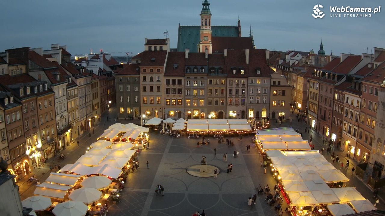 Warszawa - Rynek Starego Miasta - 13 wresień 2026, 19:13