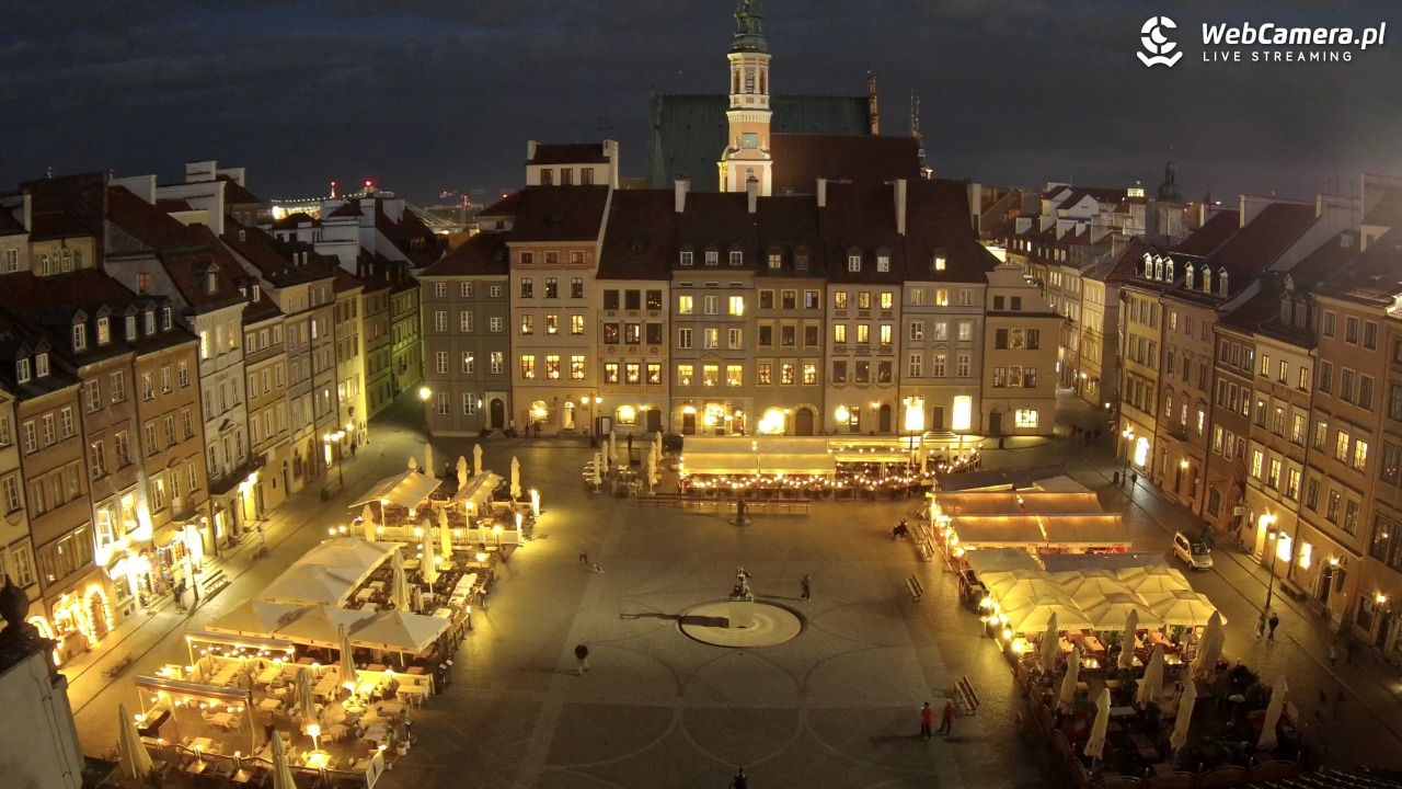 Warszawa - Rynek Starego Miasta - 20 kwiecień 2026, 20:29