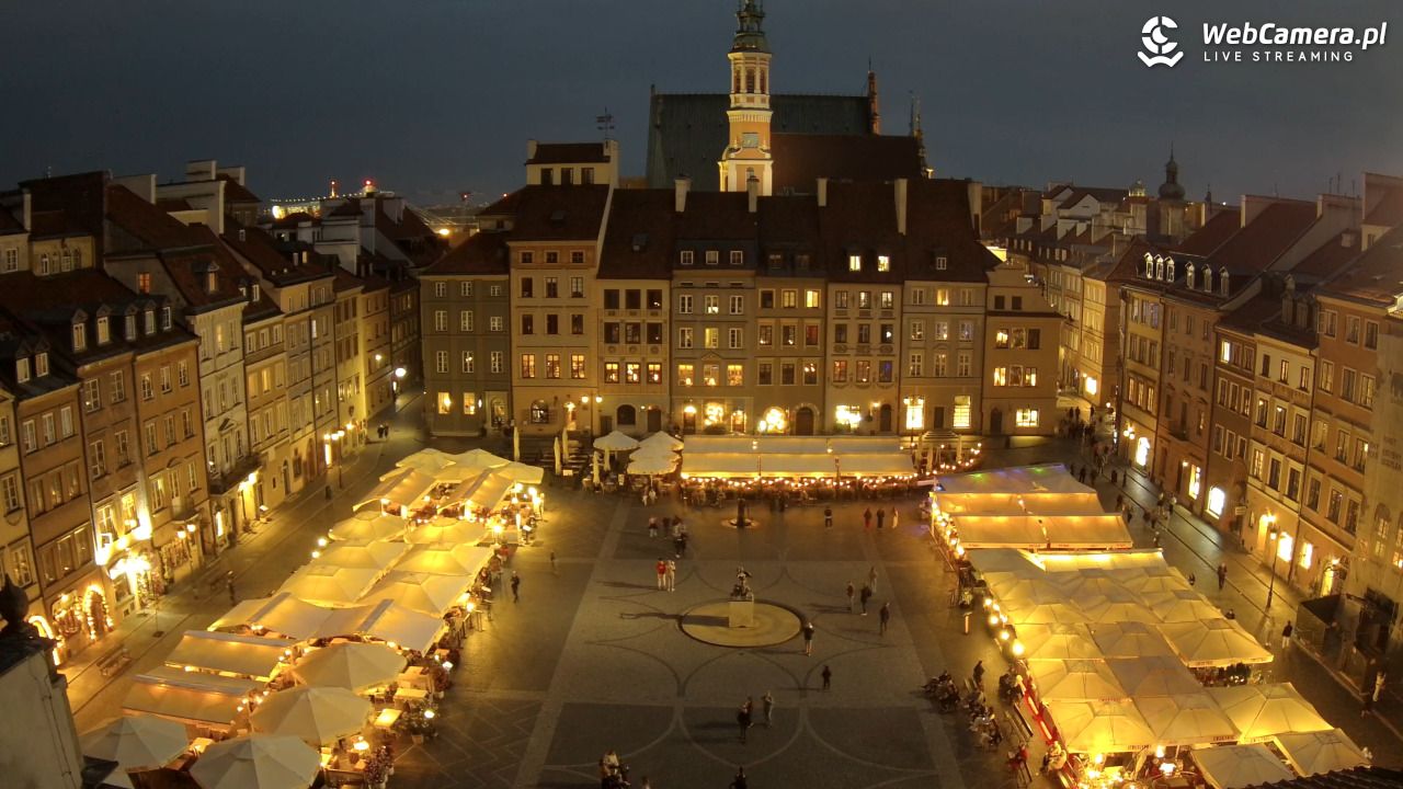 Warszawa - Rynek Starego Miasta - 13 wresień 2026, 19:25