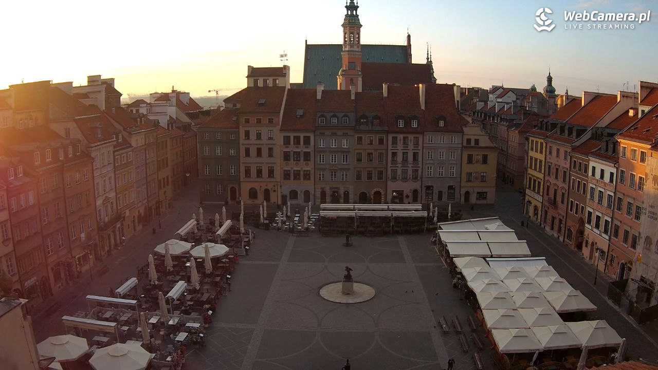 Warszawa - Rynek Starego Miasta - 13 wresień 2026, 06:38