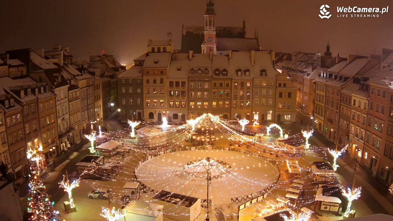 Warszawa - Rynek Starego Miasta - 22 styczeń 2026, 21:24