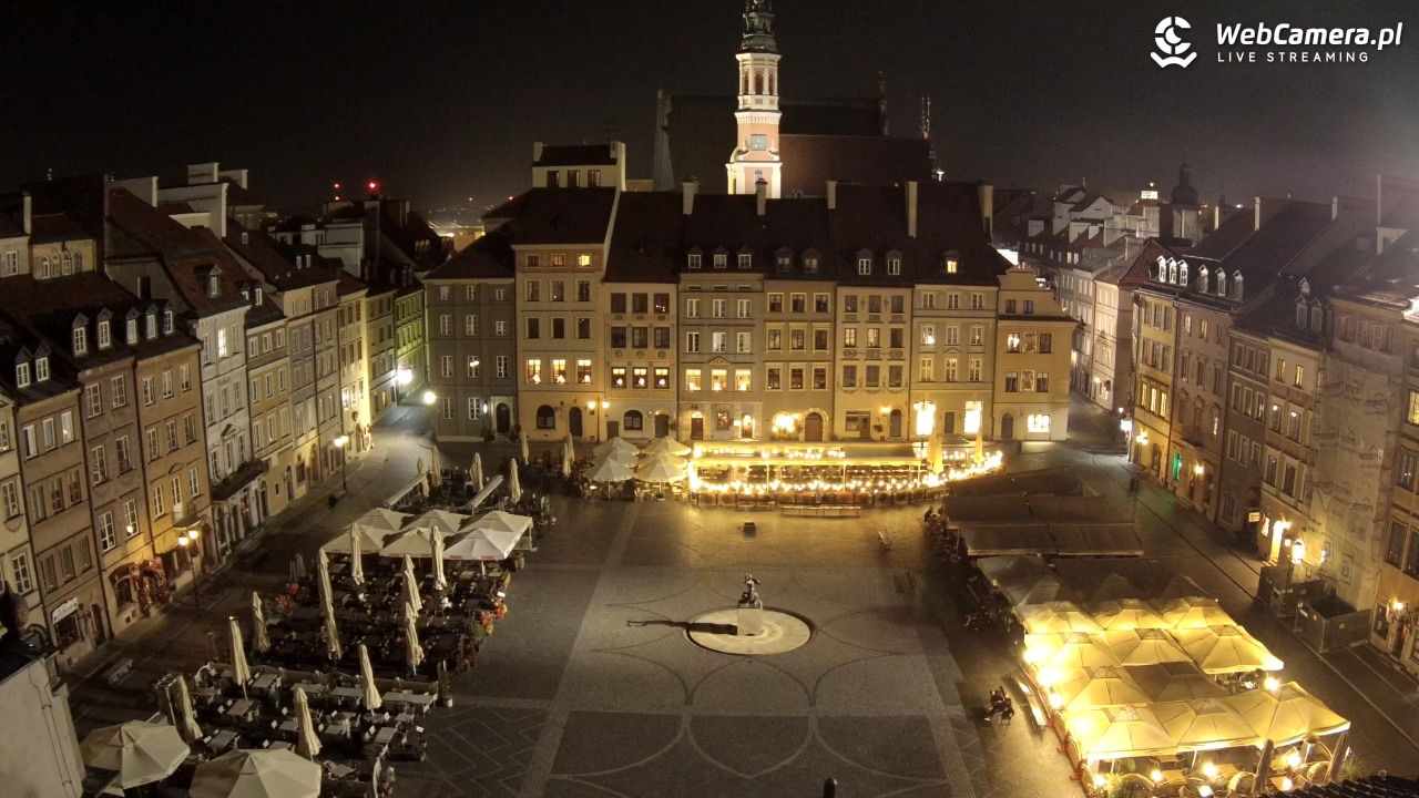 Warszawa - Rynek Starego Miasta - 04 sierpień 2025, 23:37