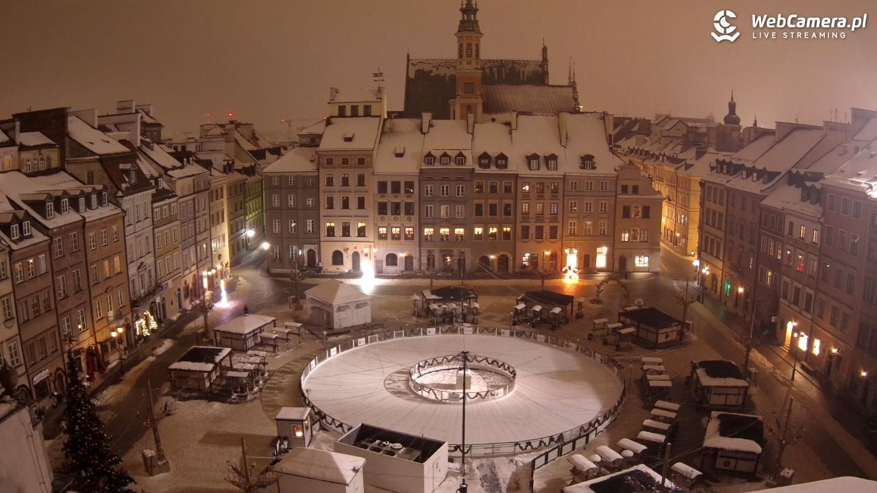 Warszawa - Rynek Starego Miasta - 23 styczeń 2026, 00:02