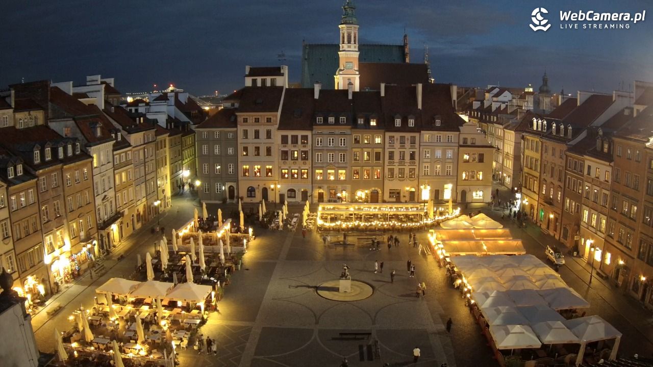 Warszawa - Rynek Starego Miasta - 16 maj 2025, 21:13