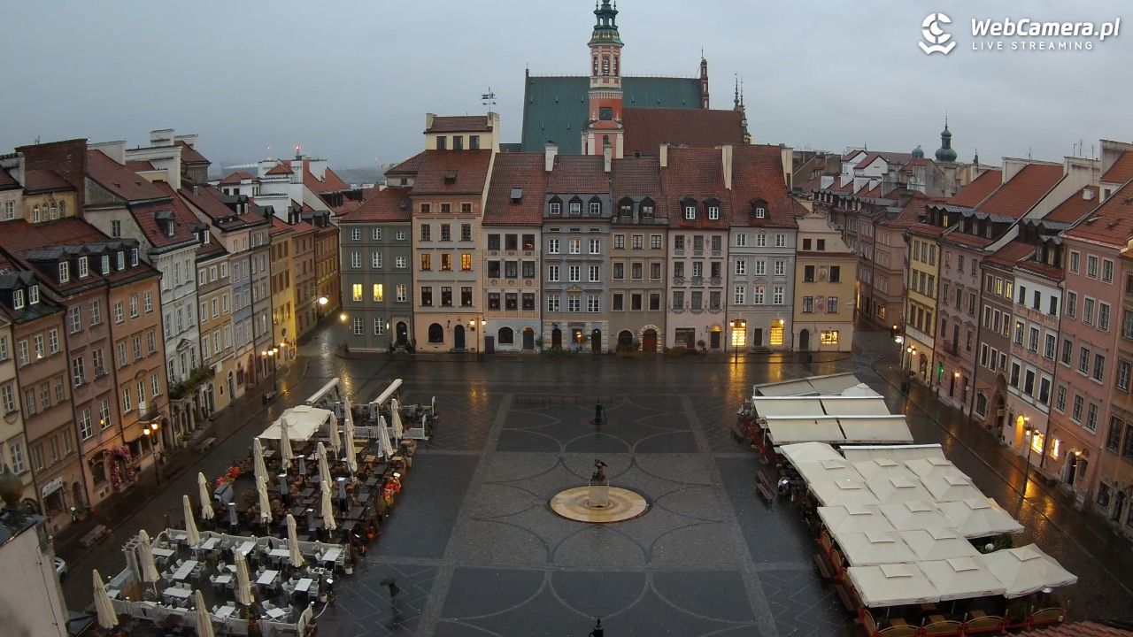 Warszawa - Rynek Starego Miasta - 24 październik 2025, 07:12